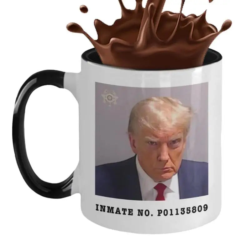 Donald Trump Cup Trump Mugshot Cup Ceramic Coffee Tea Mug Donald Trump 2024 Campaign Mugs Gift Christmas Drinkware Handgrip - Buy Gifts 4 You by NX3