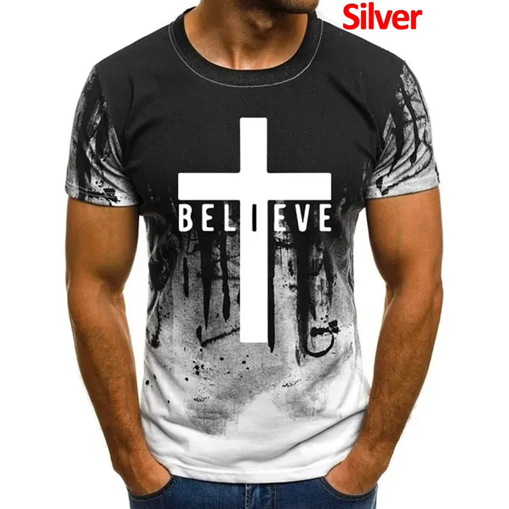 I Believe God Christian Men's Fashion T Shirts - Buy Gifts 4 You by NX3