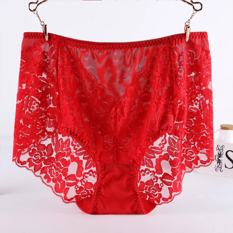 High Waist Plus Size Lace Panties - Buy Gifts 4 You by NX3