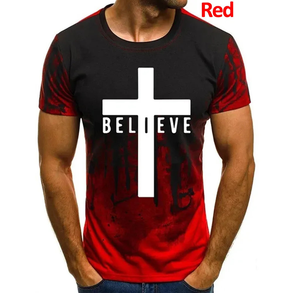 I Believe God Christian Men's Fashion T Shirts - Buy Gifts 4 You by NX3