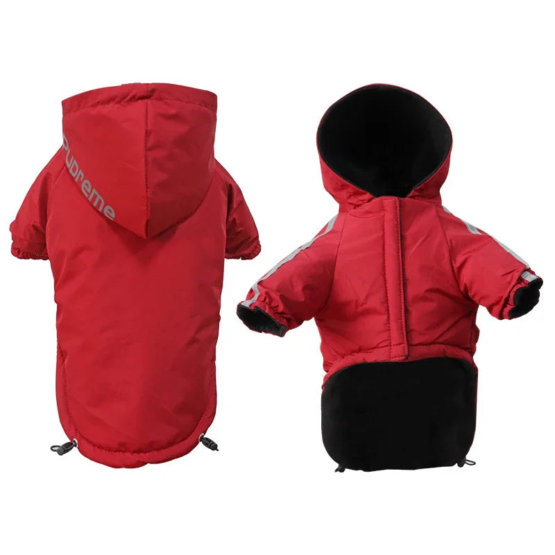 Waterproof Warm Cotton Hooded Jacket Reflective Clothes - Buy Gifts 4 You by NX3