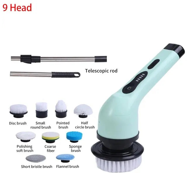 Wireless Electric Cleaning Brush Bathroom Window Kitchen Automotive Multifunctional Household Rotating Cleaning Machine - Buy Gifts 4 You by NX3