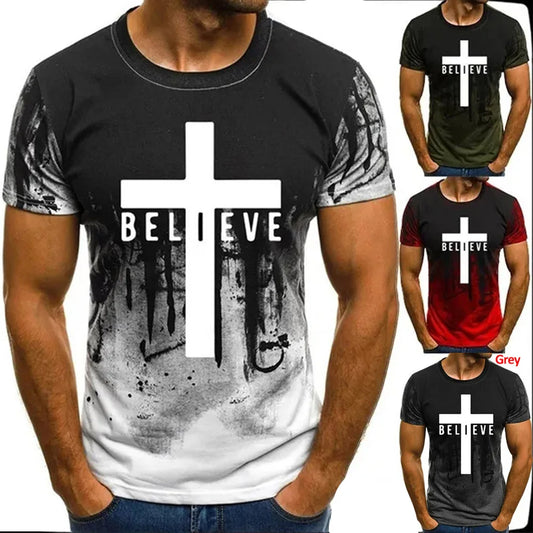 I Believe God Christian Men's Fashion T Shirts - Buy Gifts 4 You by NX3