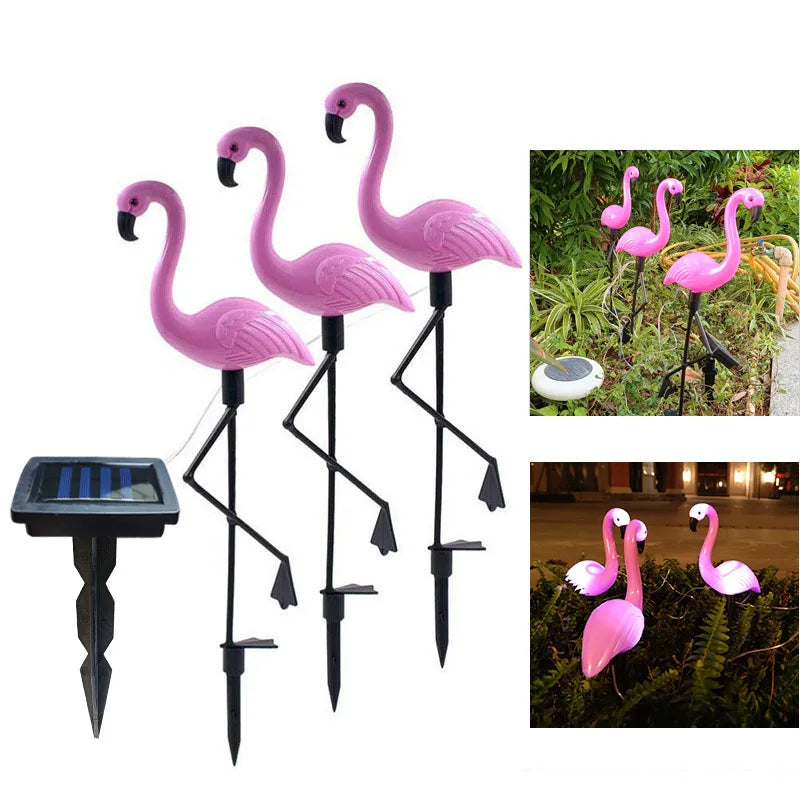 Solar Waterproof Flamingo Lawn Lights - Buy Gifts 4 You by NX3