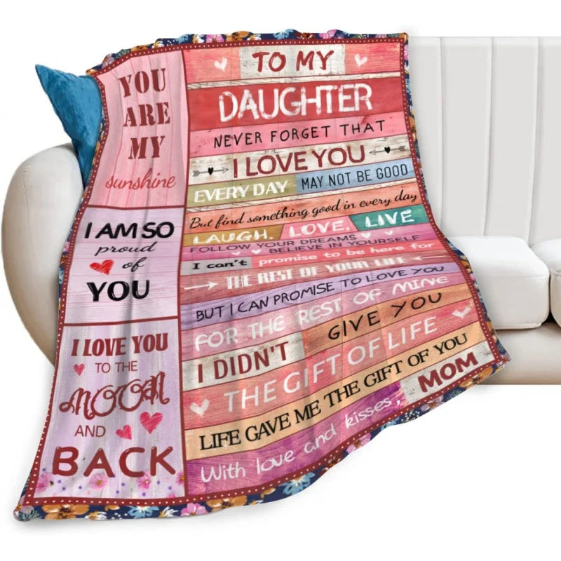 To My Daughter, My Son, My Bestie, or My Wife Blanket - Buy Gifts 4 You by NX3