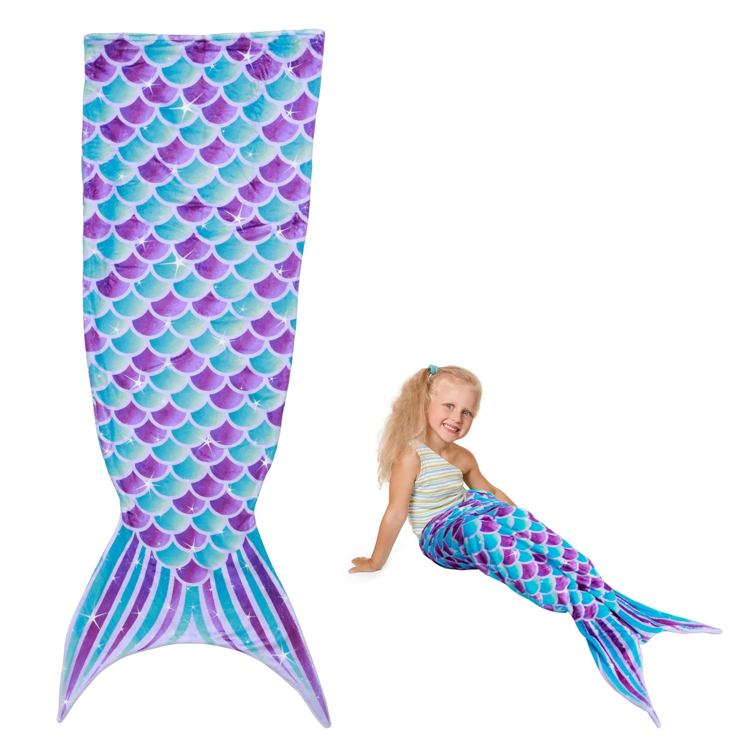 Mermaid Tail Blanket for Kids - Buy Gifts 4 You by NX3