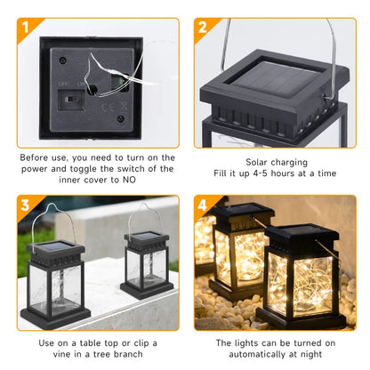 Outdoor Solar Hanging Lantern Lamp LED - Buy Gifts 4 You by NX3