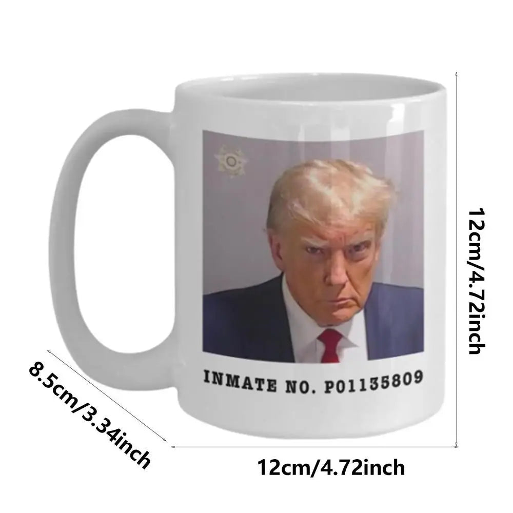 Donald Trump Cup Trump Mugshot Cup Ceramic Coffee Tea Mug Donald Trump 2024 Campaign Mugs Gift Christmas Drinkware Handgrip - Buy Gifts 4 You by NX3