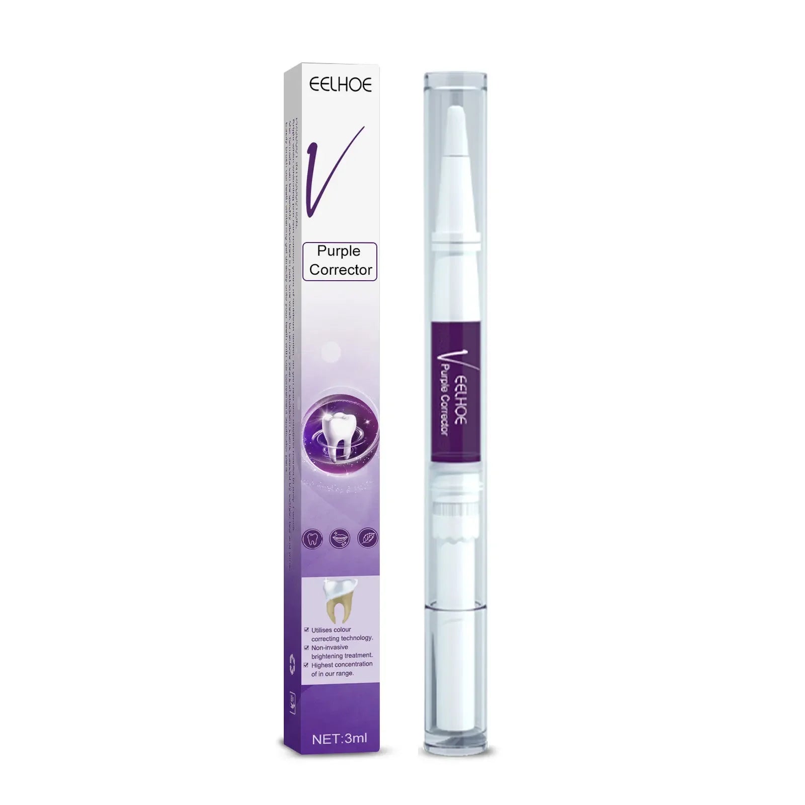 SMILEKIT Purple Whitening Toothpaste Remove Stains Reduce Yellowing Teeth Brightening - Buy Gifts 4 You by NX3