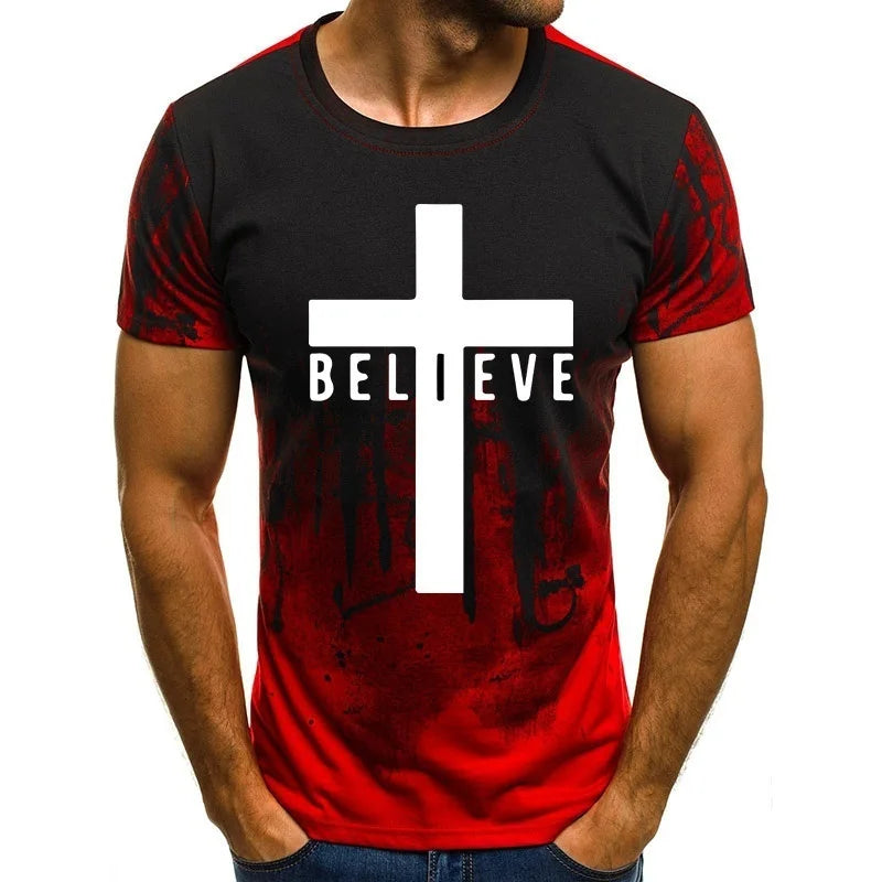 I Believe God Christian Men's Fashion T Shirts - Buy Gifts 4 You by NX3