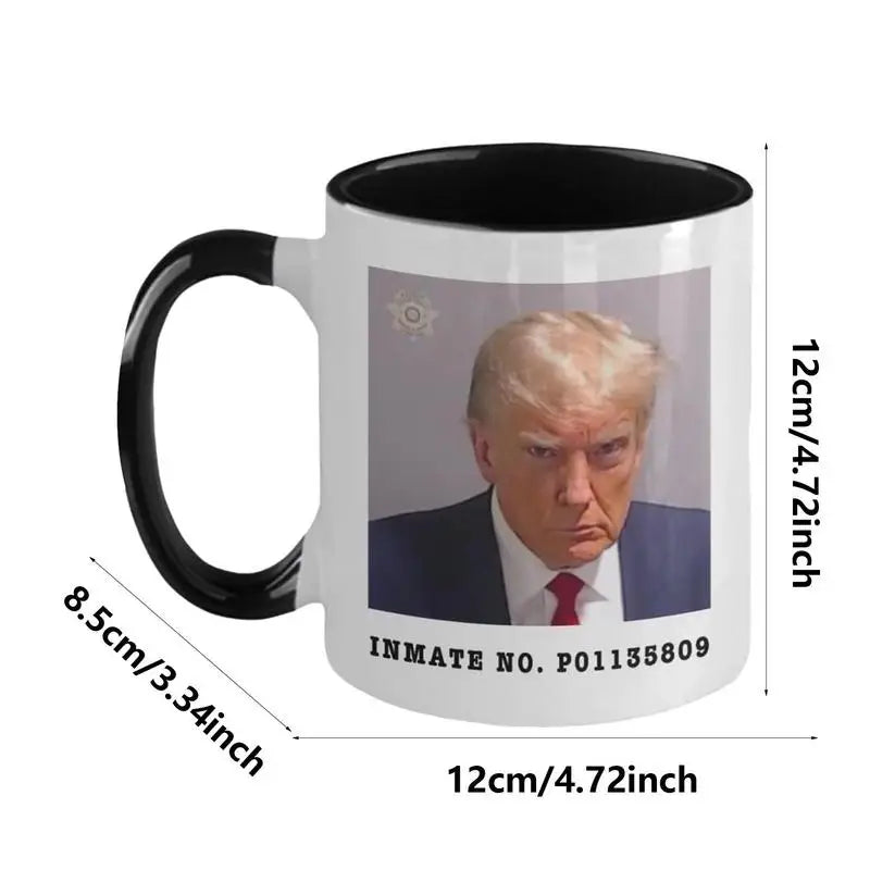 Donald Trump Cup Trump Mugshot Cup Ceramic Coffee Tea Mug Donald Trump 2024 Campaign Mugs Gift Christmas Drinkware Handgrip - Buy Gifts 4 You by NX3