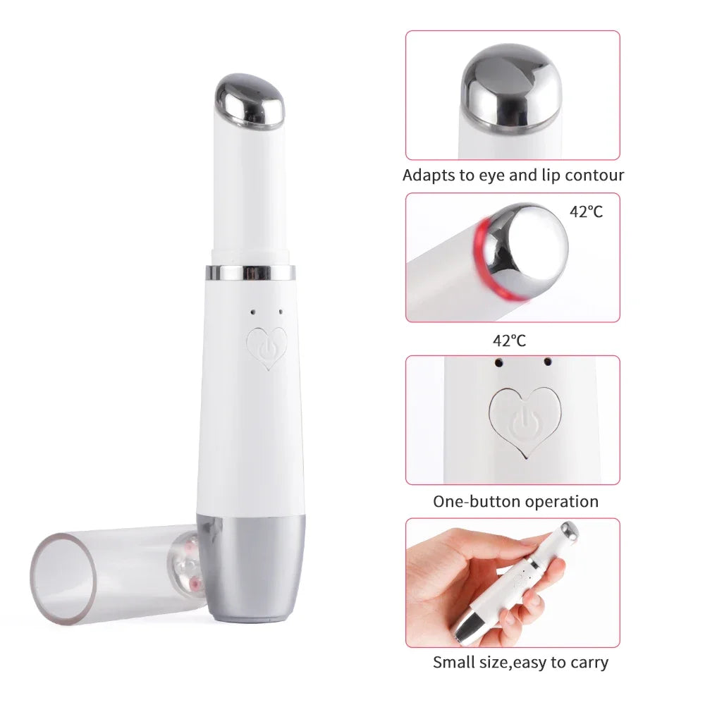 Heating Therapy Ions Mini Eye Massager Anti-Ageing Wrinkle Dark Circle - Buy Gifts 4 You by NX3