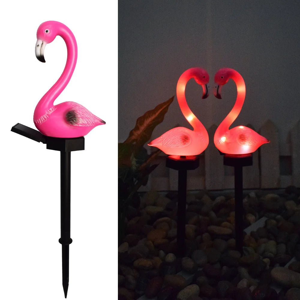 Solar Waterproof Flamingo Lawn Lights - Buy Gifts 4 You by NX3