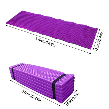 Folding Camping Pad for Sleeping Cot Ultralight Foam Mattress Hiking Backpacking - Buy Gifts 4 You by NX3