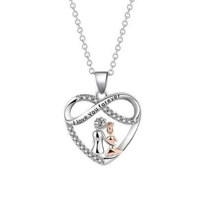 Endless Love Mother and Daughter Necklace Exquisite Love Heart Shaped Pendan - Buy Gifts 4 You by NX3