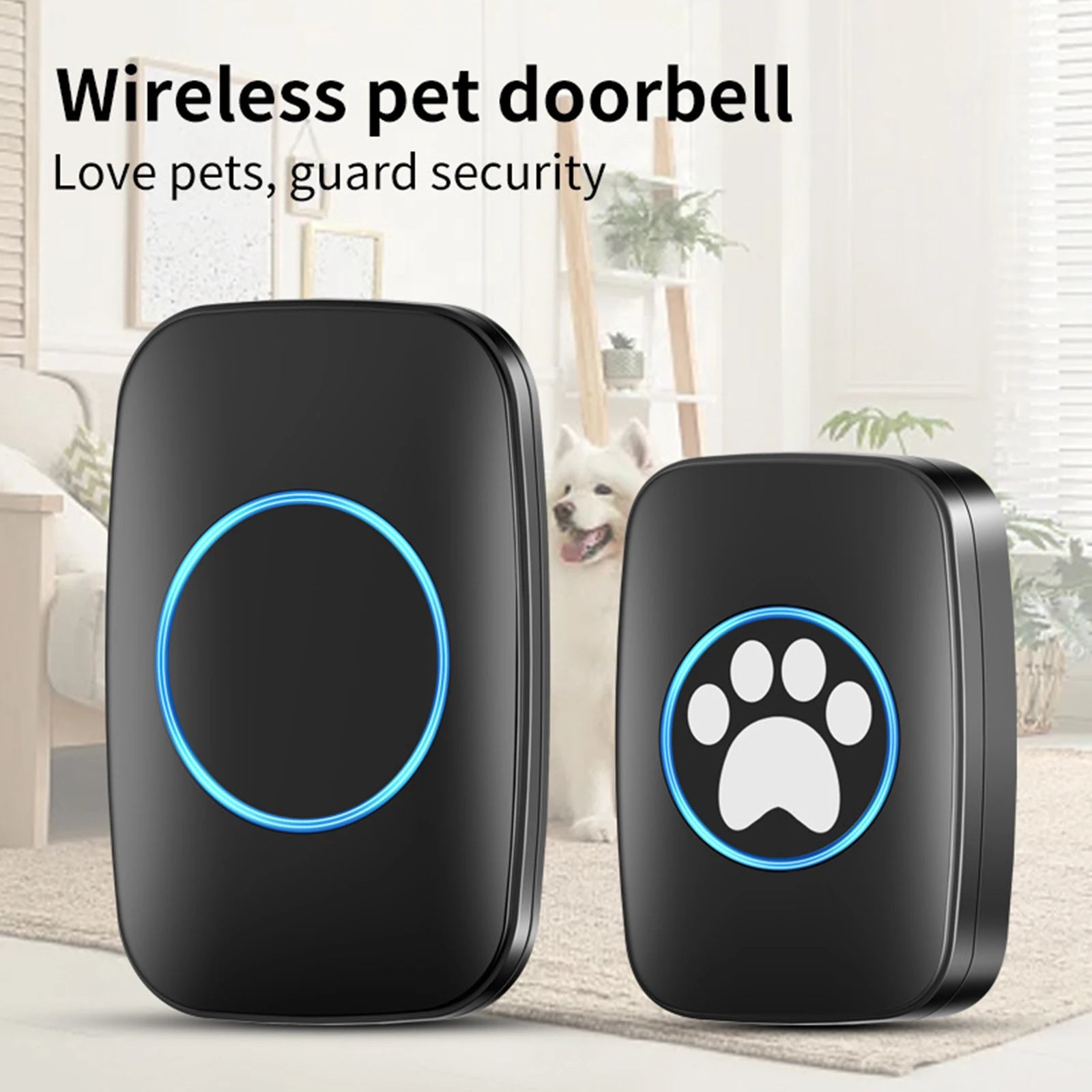 Wireless Dog Door Bell with 60 Melodies Waterproof Multipurpose Dog Bell for Communication Go Outside Pet Potty Training - Buy Gifts 4 You by NX3