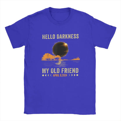 Hello Darkness My Friend Solar Eclipse T Shirts April 8 2024 Funny - Buy Gifts 4 You by NX3