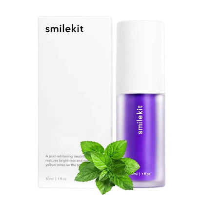 SMILEKIT Purple Whitening Toothpaste Remove Stains Reduce Yellowing Teeth Brightening - Buy Gifts 4 You by NX3