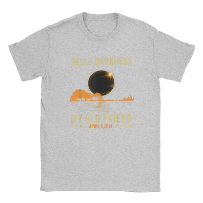 Hello Darkness My Friend Solar Eclipse T Shirts April 8 2024 Funny - Buy Gifts 4 You by NX3