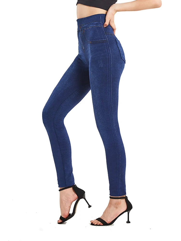 Plus Size Jeggings Jeans Pocket Leggings - Buy Gifts 4 You by NX3