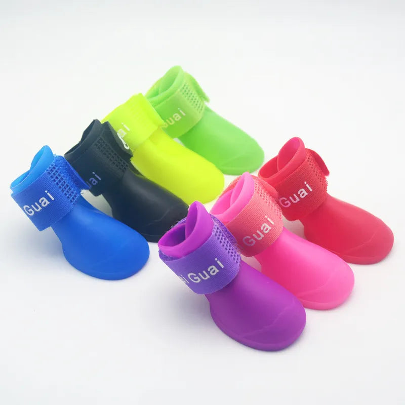 Pet rain shoes dog cat anti-slip rubber boot - Buy Gifts 4 You by NX3