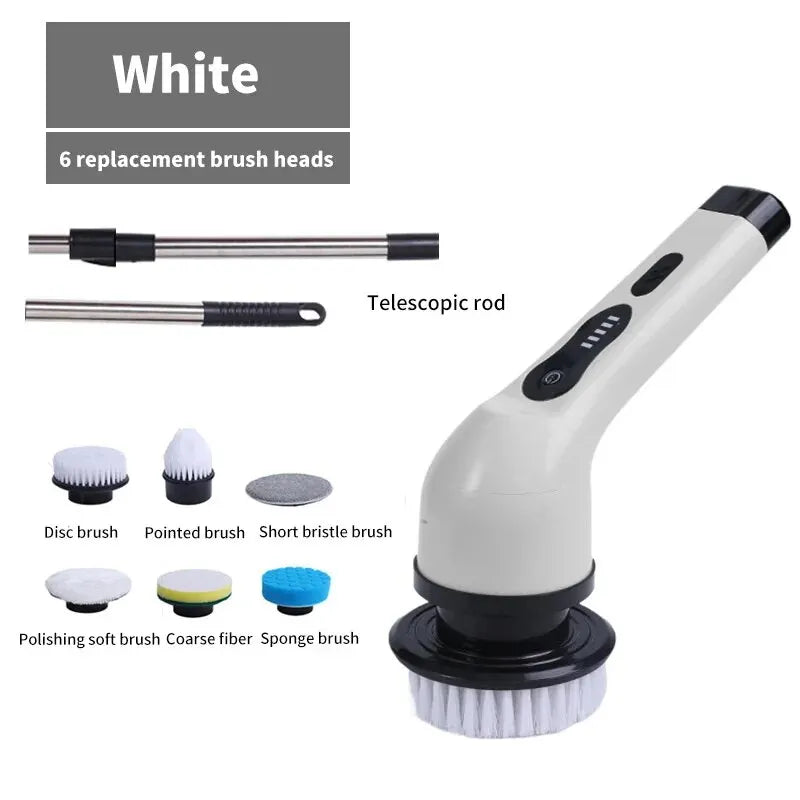 Wireless Electric Cleaning Brush Bathroom Window Kitchen Automotive Multifunctional Household Rotating Cleaning Machine - Buy Gifts 4 You by NX3