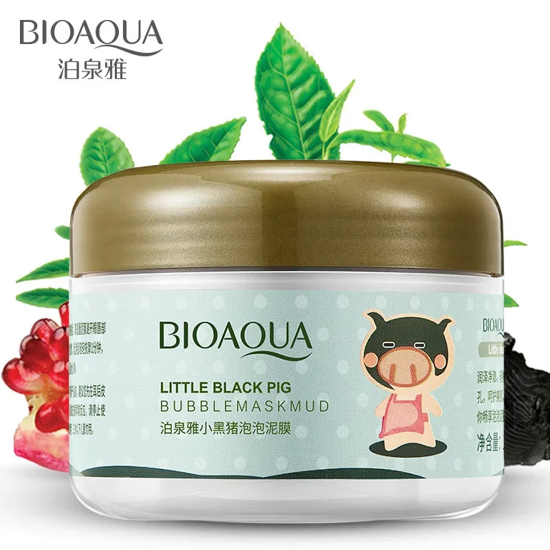 BIOAQUA Carbonated Bubble Cleaning Facial Mask Face Care Blackhead Remove Whitening Moisturizing Acne Treatment Face Mud Mask - Buy Gifts 4 You by NX3