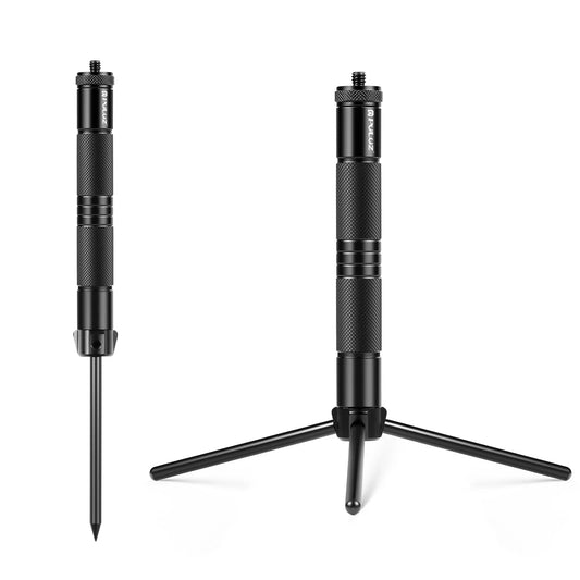 PULUZ Foldable Aluminum Alloy Light Stand Live Tripod Camping Ground Holder Portable Mini Tripod - Buy Gifts 4 You by NX3