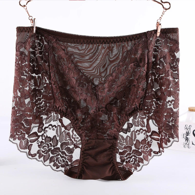 High Waist Plus Size Lace Panties - Buy Gifts 4 You by NX3