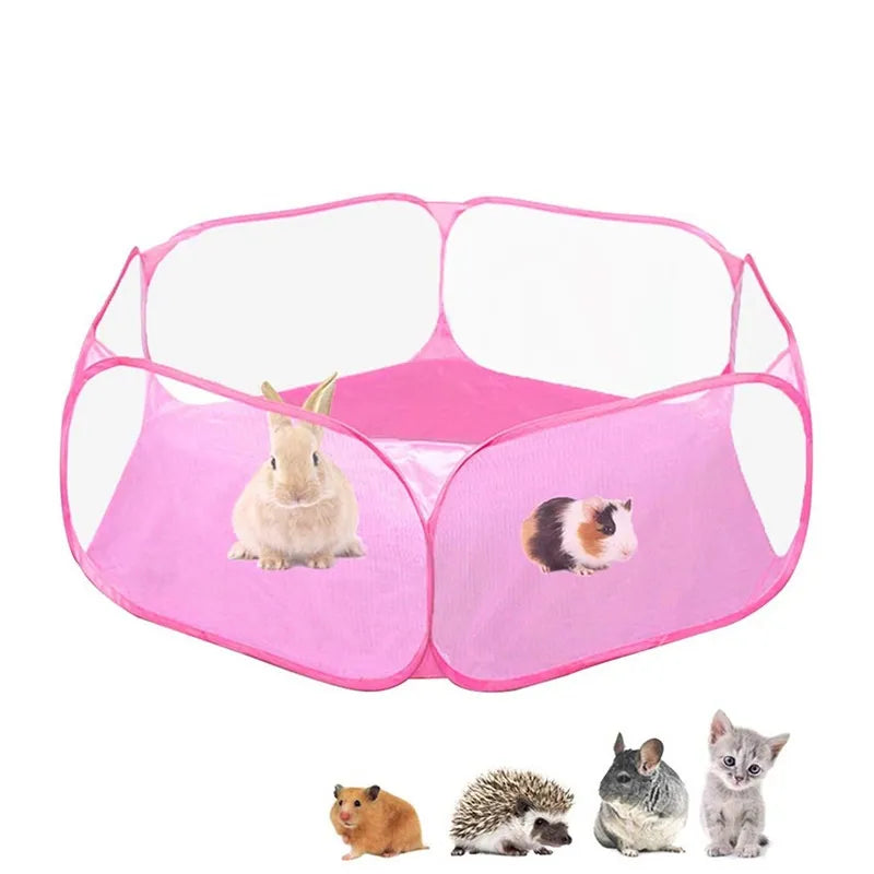 Portable Pet Cat Dog Cage Tent Playpen Folding Fence For Hamster Hedgehog Small Animals Breathable Puppy Cat Rabbit Guinea Pig - Buy Gifts 4 You by NX3