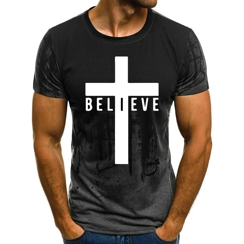 I Believe God Christian Men's Fashion T Shirts - Buy Gifts 4 You by NX3