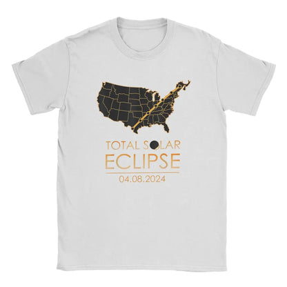 America Total Solar Eclipse USA Map T Shirts April 8 2024 - Buy Gifts 4 You by NX3