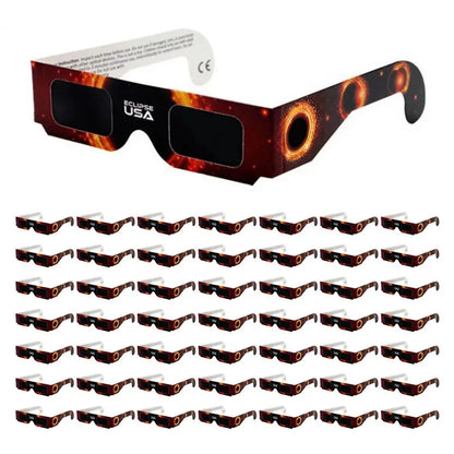 Protective Eyewear for Solar Eclipse 10/30/50 Pcs Solar Eclipse Glasses Safety Viewing Block for Harmful Uv Light Lightweight - Buy Gifts 4 You by NX3