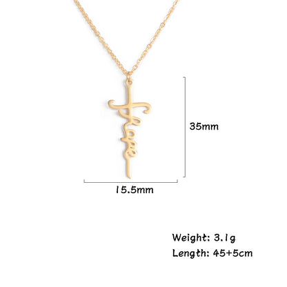 My Shape Jesus Cross Necklaces for Women Men Stainless Steel Pendant Necklace Choker Religious Christian Jewelry Christmas Gift - Buy Gifts 4 You by NX3