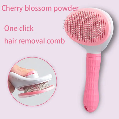 One Click Cleaning Pet Hairbrush Cat/Dog Comb for Puppy, Kitten Grooming - Buy Gifts 4 You by NX3