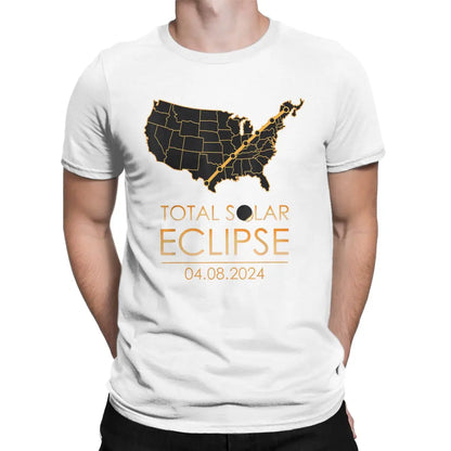 America Total Solar Eclipse USA Map T Shirts April 8 2024 - Buy Gifts 4 You by NX3