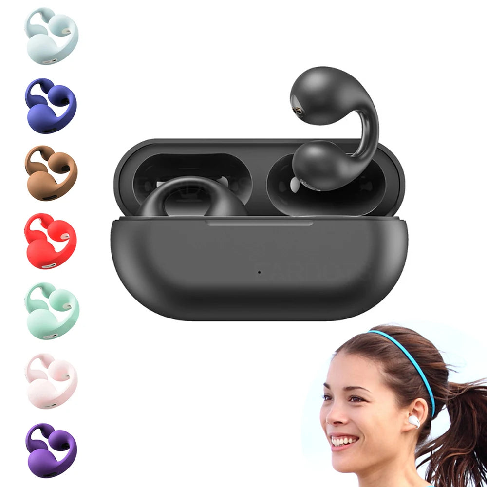 Logo Sound Earcuffs 1:1 Earring Wireless Bluetooth Earphones TWS Ear Hook Headset - Buy Gifts 4 You by NX3