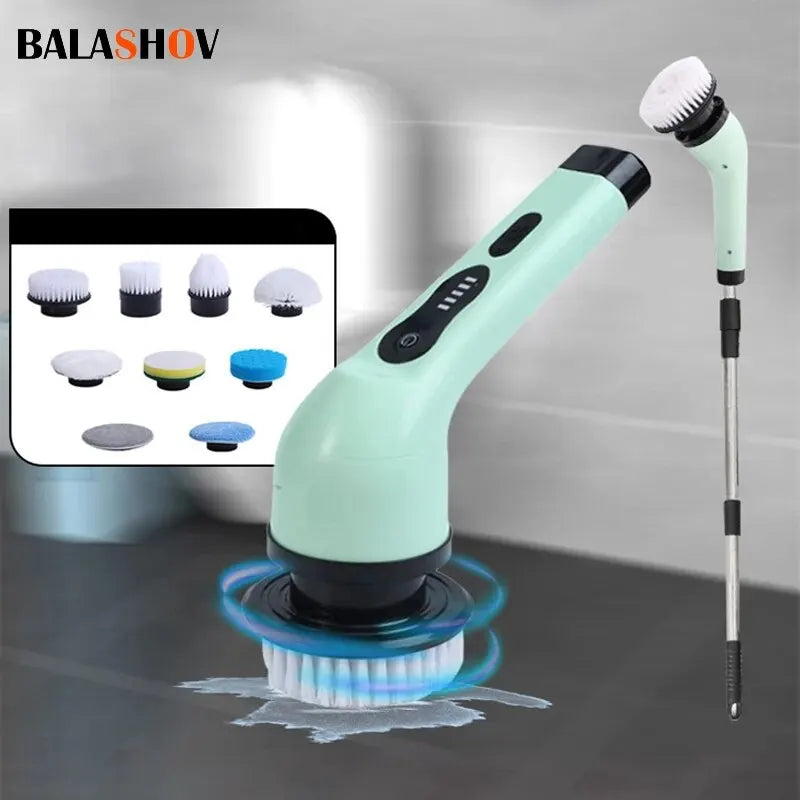 Wireless Electric Cleaning Brush Bathroom Window Kitchen Automotive Multifunctional Household Rotating Cleaning Machine - Buy Gifts 4 You by NX3