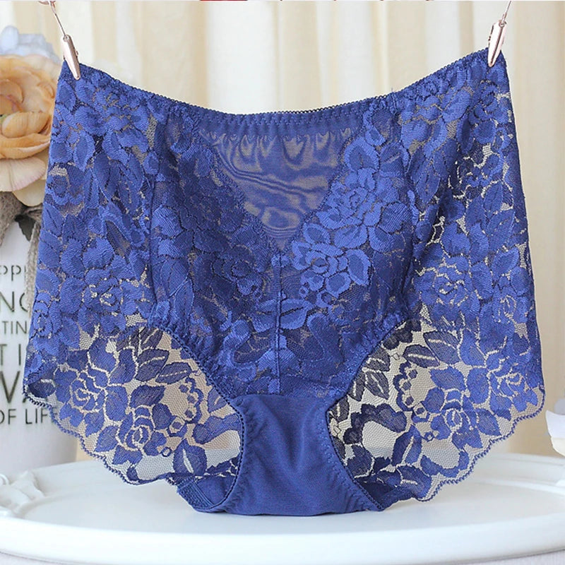 High Waist Plus Size Lace Panties - Buy Gifts 4 You by NX3