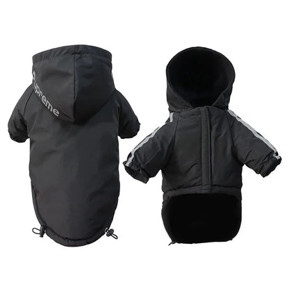 Waterproof Warm Cotton Hooded Jacket Reflective Clothes - Buy Gifts 4 You by NX3