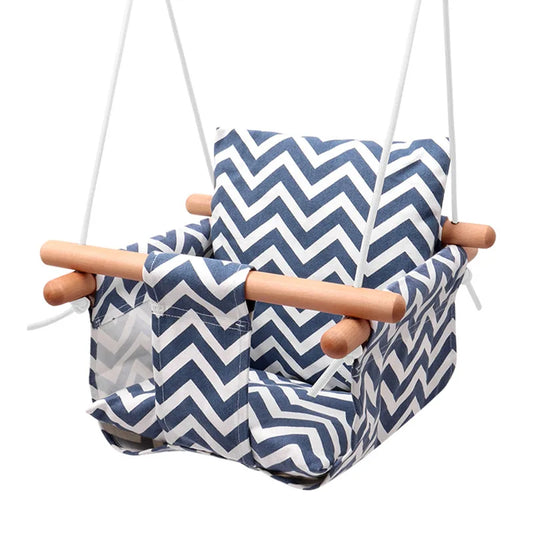 Multifunctional Wood Cloth Baby Swing - Buy Gifts 4 You by NX3