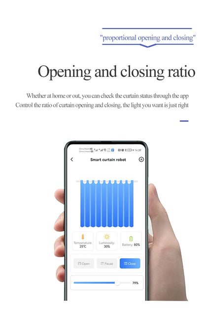 White Tuya WIFI Smart Automatic Curtain Opener Bluetooth Track Curtains Switch Robot Remote Control For Alexa Google Home - Buy Gifts 4 You by NX3