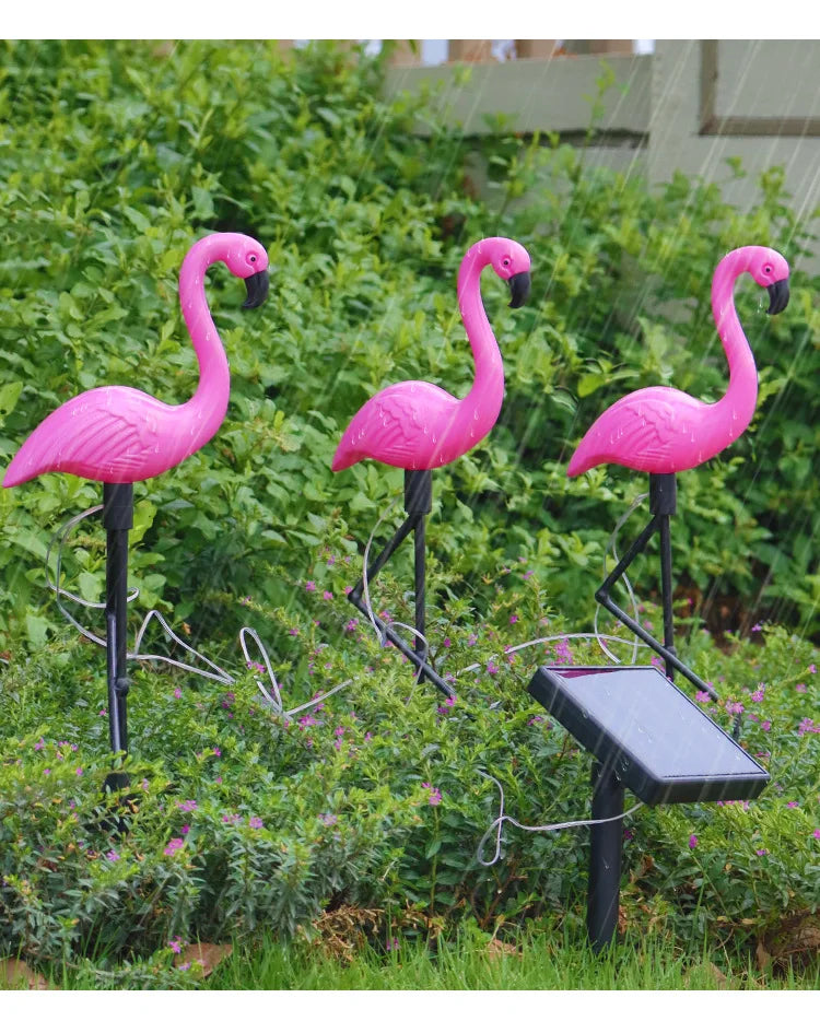 Solar Waterproof Flamingo Lawn Lights - Buy Gifts 4 You by NX3