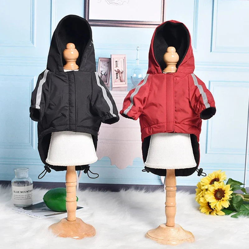 Waterproof Warm Cotton Hooded Jacket Reflective Clothes - Buy Gifts 4 You by NX3