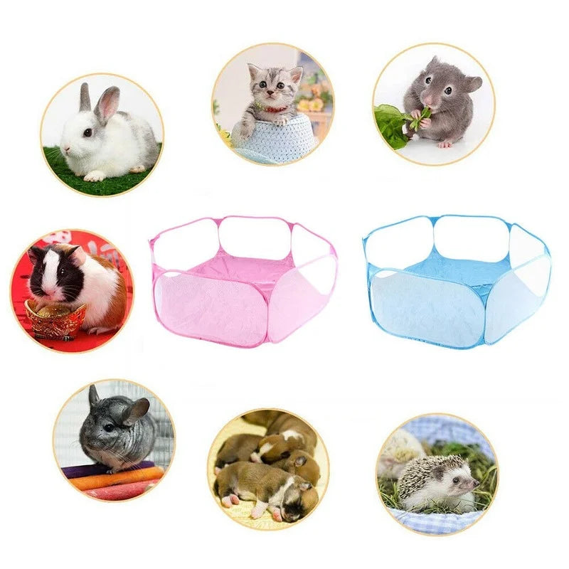 Portable Pet Cat Dog Cage Tent Playpen Folding Fence For Hamster Hedgehog Small Animals Breathable Puppy Cat Rabbit Guinea Pig - Buy Gifts 4 You by NX3