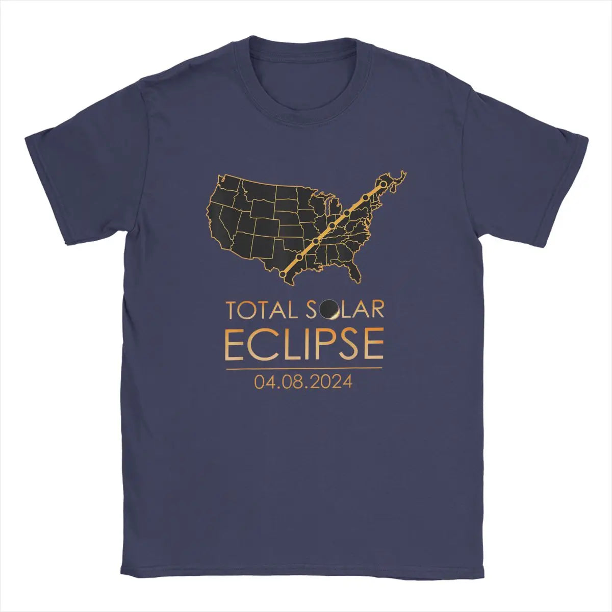 America Total Solar Eclipse USA Map T Shirts April 8 2024 - Buy Gifts 4 You by NX3