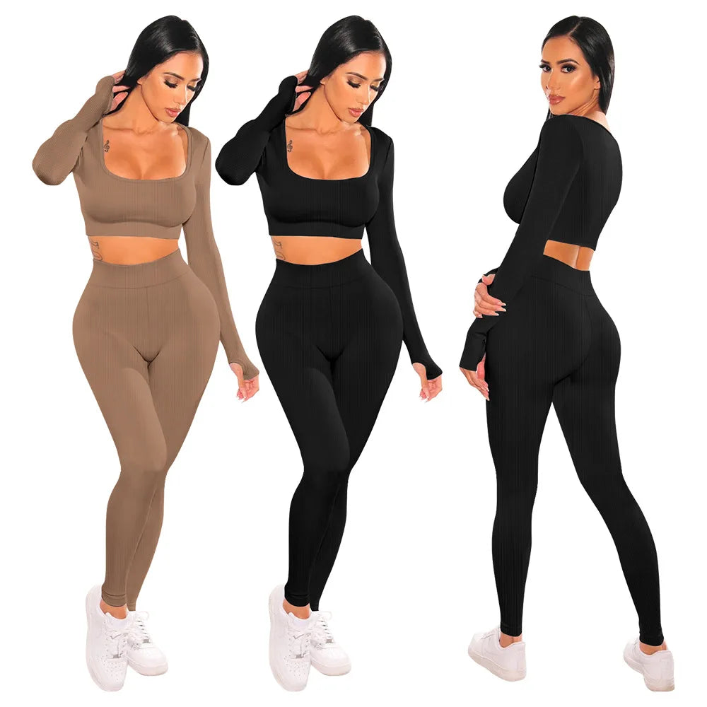 Plus Size Casual Tracksuit For Women Pink Letter Print Patchwork Tanks Legging Pants Suit Sport 2 Piece Outfits Sets 2022 Spring - Buy Gifts 4 You by NX3