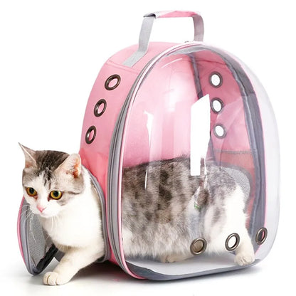 Pet Vista Voyager: Transparent Capsule Backpack for Pets - Buy Gifts 4 You by NX3