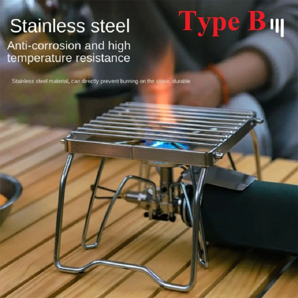 Backpacking Barbeque Cooking Stove Outdoor Camping Wood Burning Stove with Grill Plate - Buy Gifts 4 You by NX3