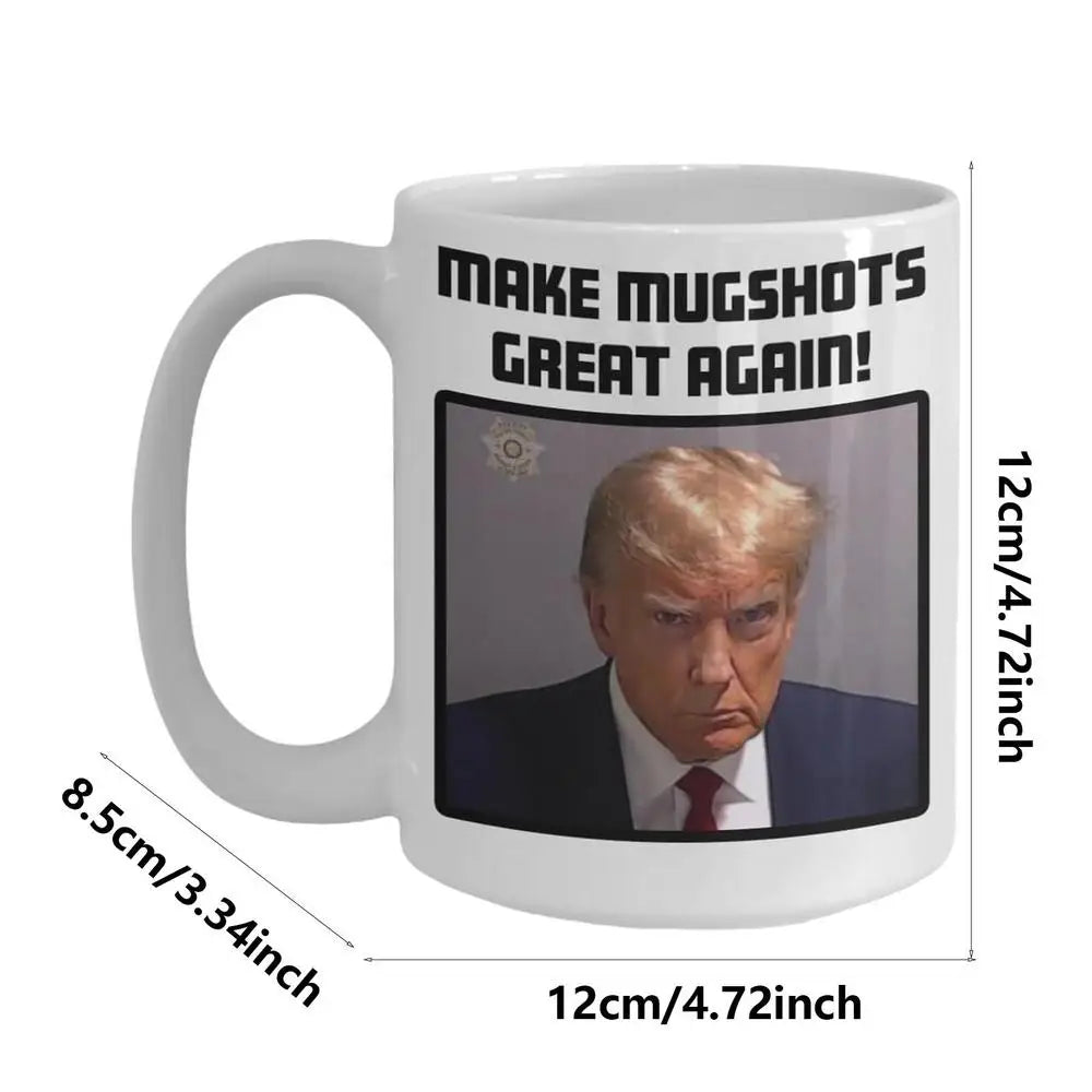 Donald Trump Cup Trump Mugshot Cup Ceramic Coffee Tea Mug Donald Trump 2024 Campaign Mugs Gift Christmas Drinkware Handgrip - Buy Gifts 4 You by NX3